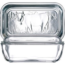 Luminarc glass 17cm butter - glass,