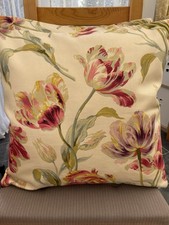 Laura Ashley Gosford Cranberry Cushion Covers Set Of Two