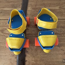 Fisher Price vintage, 1984, 1-2-3 Grow With Me adjustable rollerskates for kids