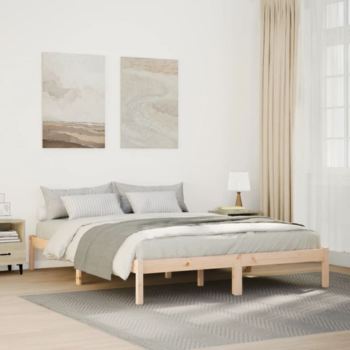 Bed frame natural solid - frame,