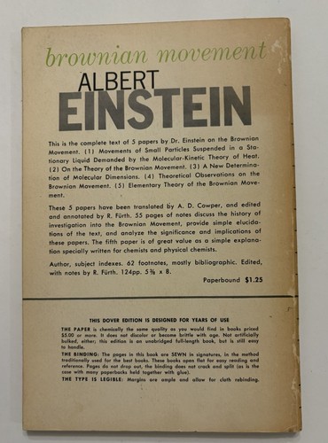 1956 albert einstein brownian - 1956,