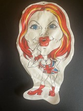 Spice Girls 1997 Unofficial TOTP Blow Up Inflatable Geri Halliwell/ Ginger Spice