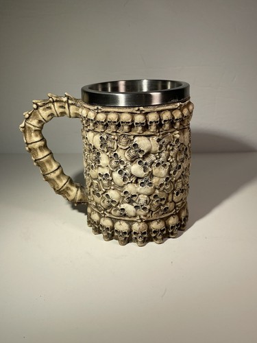 Skull skeleton mug cup - skeleton,