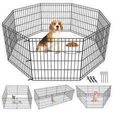 24 Inch Dog Playpen 8 Panels