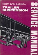 RUBERY OWEN M R T44 SERIE SINGLE & TANDEM AXLE TRAILER SUSPENSION SERVICE MANUAL