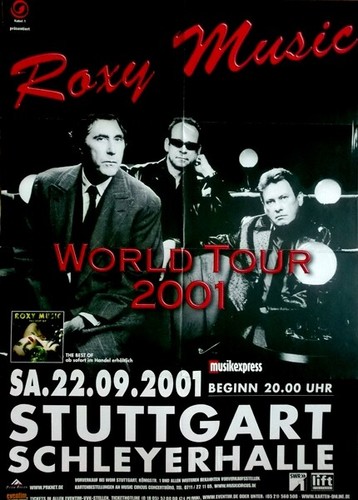 Roxy music 2001 plakat - -,