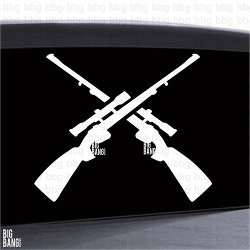 Rifle gun vinyl decal - decal, sticker