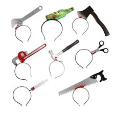 Halloween Bloody Weapon Party Decorations Props Scary Aliceband Bloody Headband