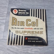 Vintage Scientifi Aircel Floating Fly line Ivory WF-5-F 30 Yards Nylon Braid 