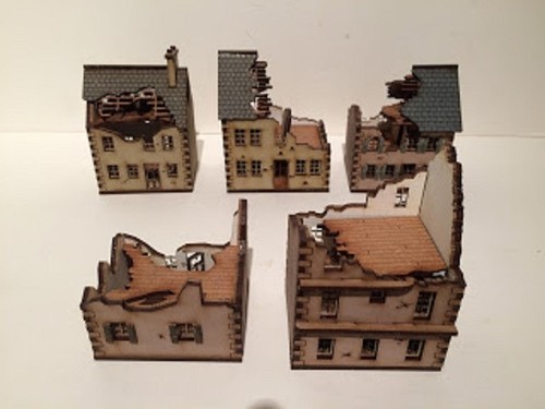 15mm normandy ruined - x,