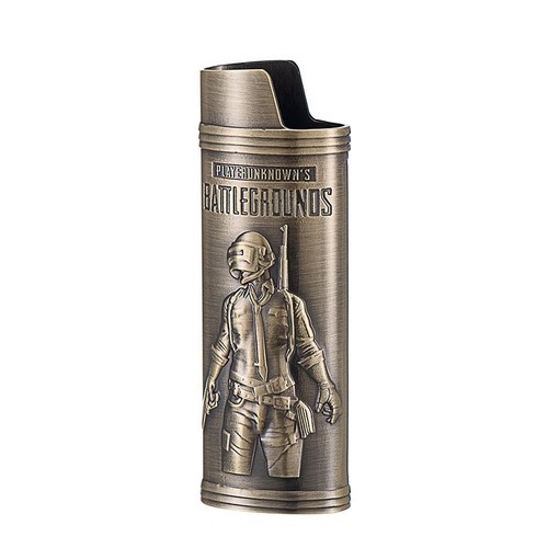 Engraved metal lighter case - metal,