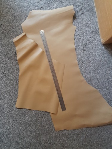 Beige bookbinding leather - bookbinding,