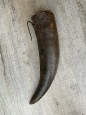 Antique Powder Horn Or