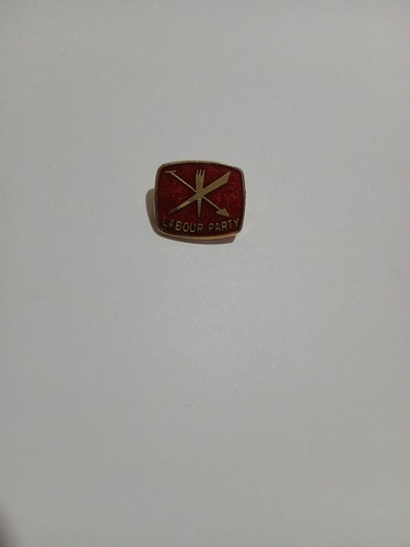 Vintage labour party enamel - party,