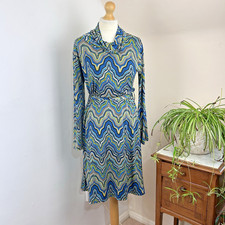 Ingenue Dress UK 14 Turquoise