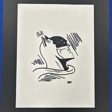 Bob Kane Hand Drawn Original