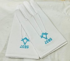 Masonic Cotton Gloves with
