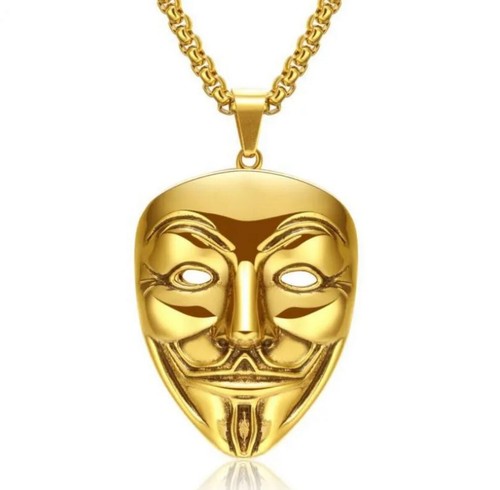 Vendetta mask pendant - mask, guy