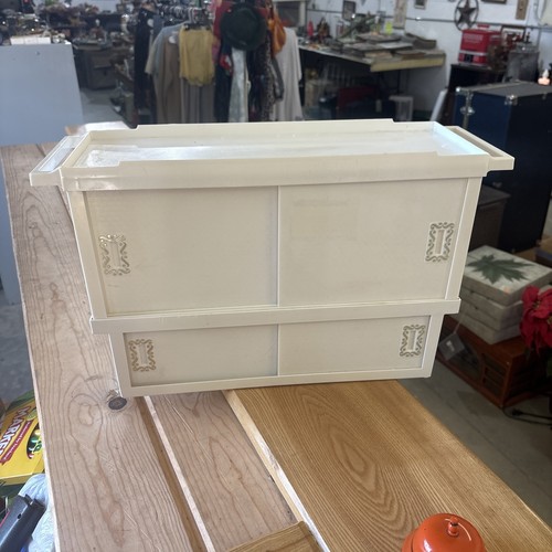 Plastic vintage cabinet - plastic,