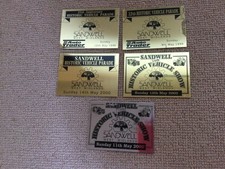 Five Sandwell Historic Vehicles Rally plaques from West Midlands.