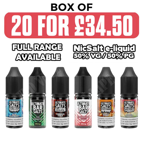 Ultimate nic salts 10ml - 10ml, e