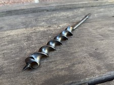 Vintage 1” Brades Bullnose Auger Drill Bit Hand Brace Boring Old Tool