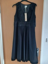 Black dress size lined - size, 14