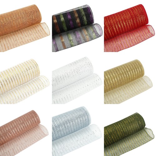 Yards metallic mesh ribbon - mesh,