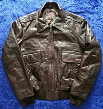 CASE MAGNUM TRACTOR  JACKET MENS XL EXTRA LARGE BROWN LEATHER MADE IN ITALY RARE