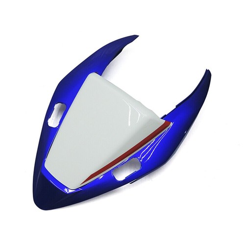 Blue rear seat cowl - rear, tail