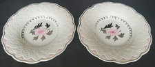 Pair vintage Wedgwood pink