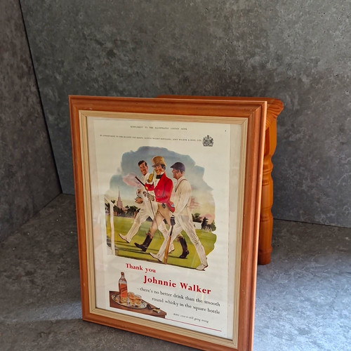 Johnnie walker framed whisky - framed,