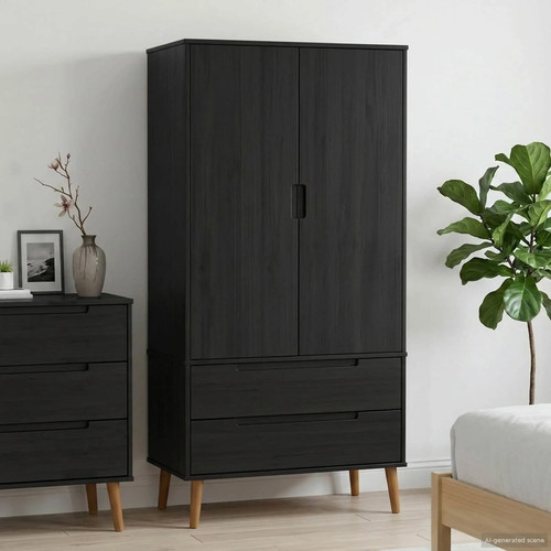 Walplus molde black - walplus, wardrobe