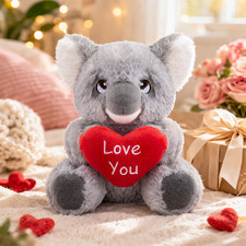 Koala Teddy Bear With Red Love