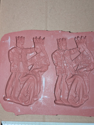 Silicone mold wax relief - wax,