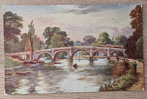 Vintage postcard richmond - vintage, postcard,
