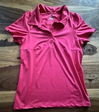 Rucanor Women’s Short Sleeve Polo Top Pink Size XS