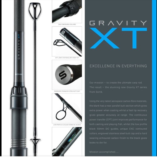 Sonik gravity carp rods - carp, 12