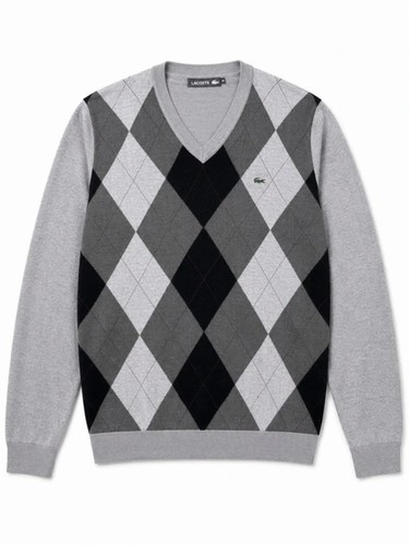 Lacoste argyle wool - lacoste,