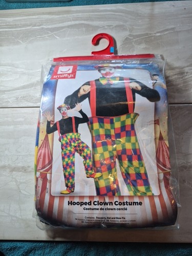 Adults hooped clown costume - adults,