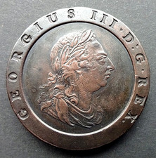 George III  1797 Cartwheel Twopence VF+