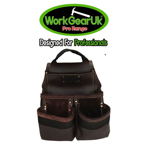 Workgearuk leather tool pouch - leather,