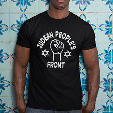 JUDEAN PEOPLES FRONT T-SHIRT (pfj judea monty python cult funny film movie 80s)