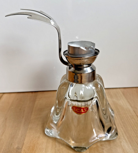 Crystal and metal brandy - metal,
