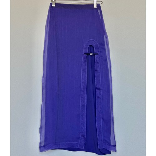 Gucci purple 100 silk organdy - gucci, 100%