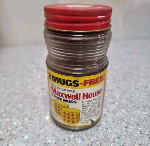 Vintage maxwell house - vintage, glass