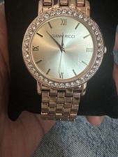 Gianni Ricci Watch / Gold Tone