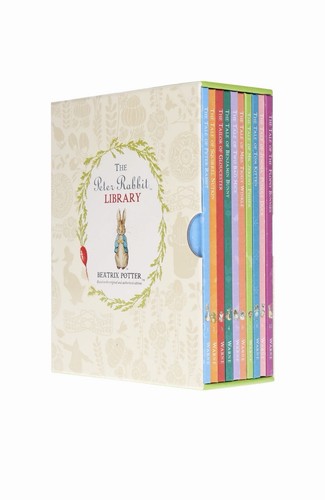 Peter rabbit library coloured - peter,