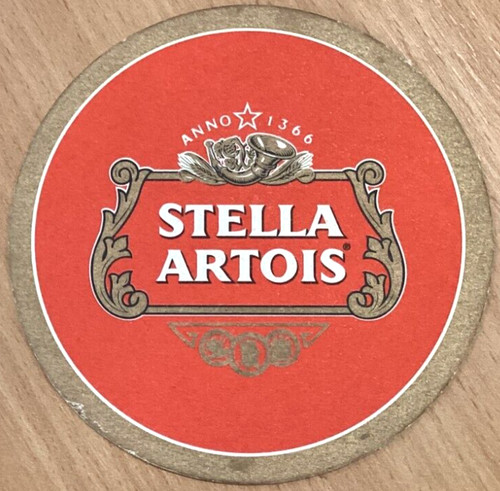Stella artois beer mat - stella,