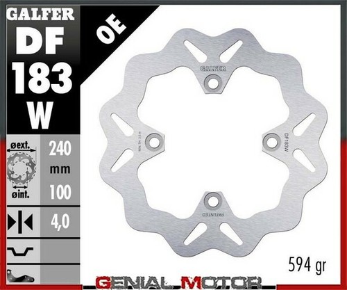 Galfer rear brake disc - rear,
